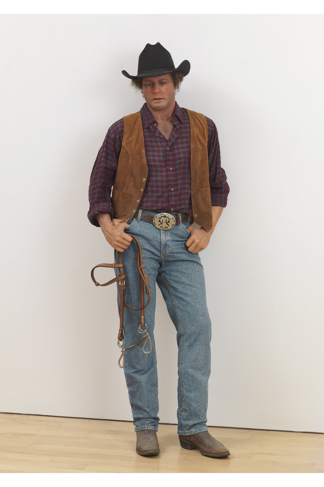 Duane Hanson, Cowboy, 1984 © The Estate of Duane Hanson, Courtesy the Estate of Duane Hanson and Gagosian Gallery, Photography by Rob McKeever 