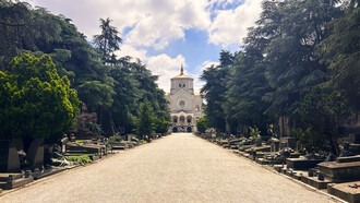 The Monumental Cemetery of Milan, situated in the Garibaldi district of Italy, is a renowned cultural heritage site in Europe