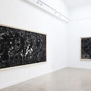 Lee Mullican, Silent shades, exhibition view. Courtesy of Marc Selwyn Fine Art