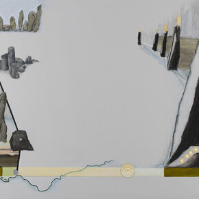 Jo Baer, Dusk (Bands and End-Points), Courtesy Galerie Barbara Thumm, Copyright The Artist