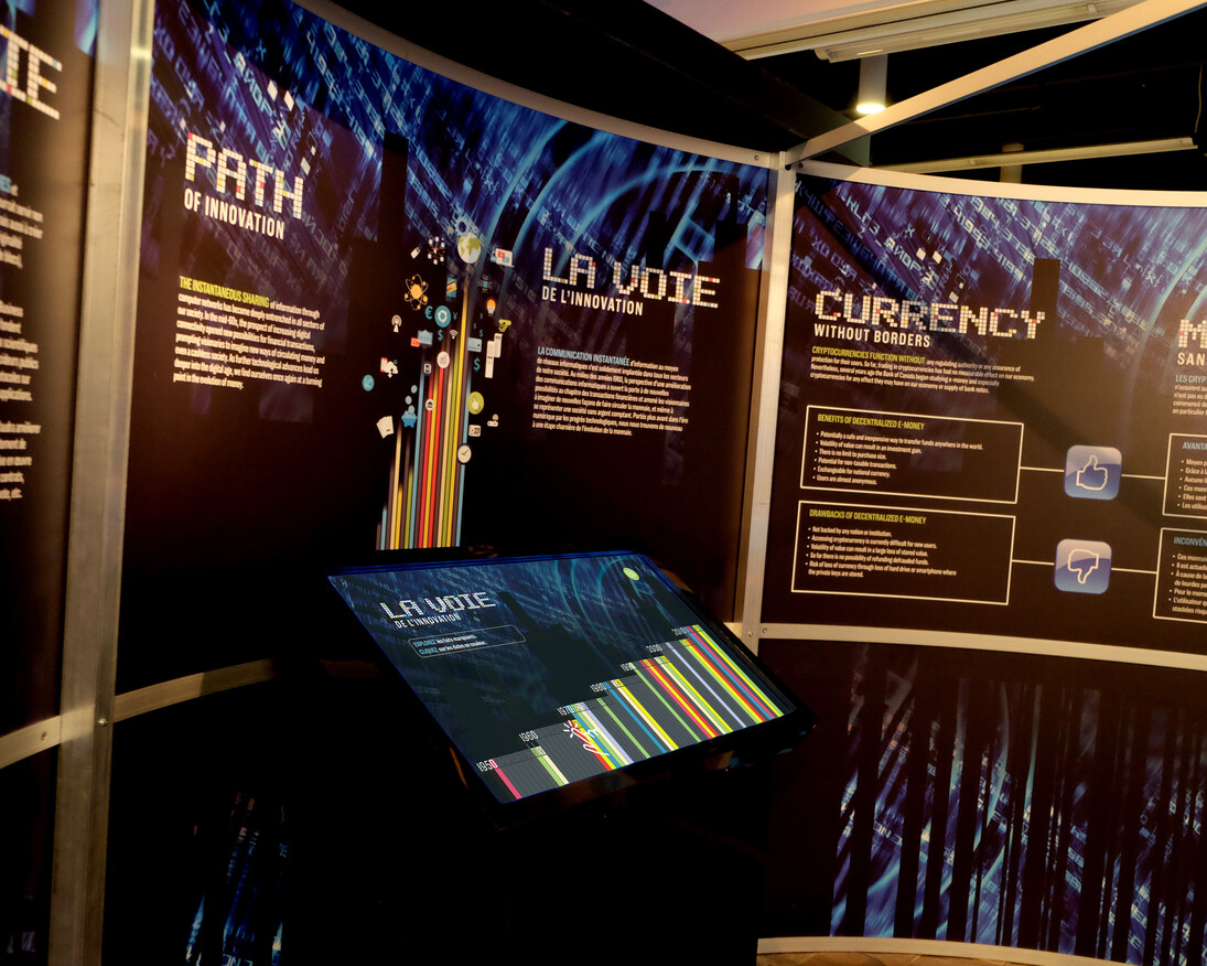 Decoding E-Money. Courtesy of Musée de la Banque du Canada