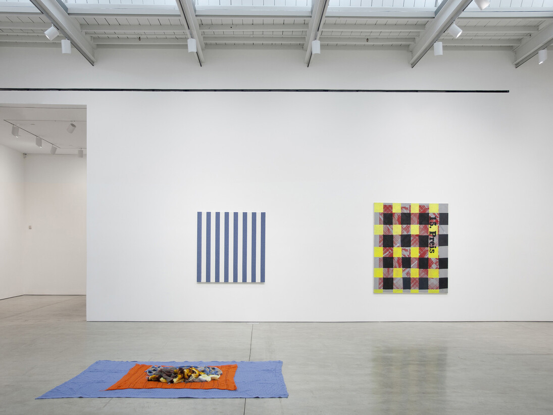 Installation view of "Matters of Pattern" at Skarstedt, Chelsea