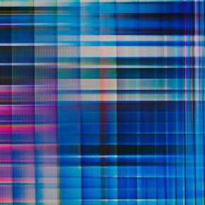 Umberto Ciceri, Hypertrait aquare millimeter n 1447 (detail), 2022. Courtesy of Oliver Cole Gallery