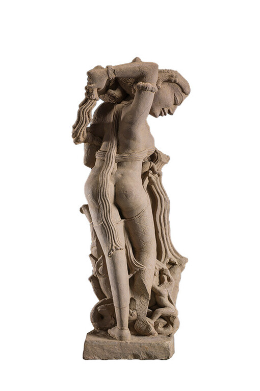 Buff sandstone, 23 3/4 x 10 1/4 inches. Bequest of Mr. and Mrs. George H. Bunting Jr., 81-27/26.