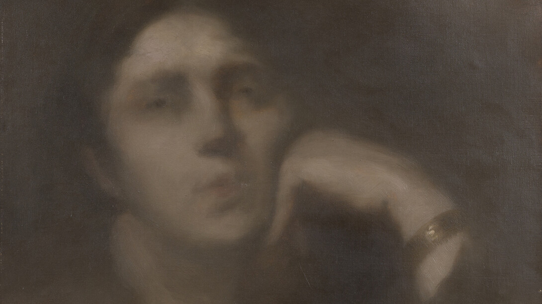 Eugène Carrière, Femme au bracelet (Woman with bracelet) (detail), 1893-1896 c. Courtesy of Hauser & Wirth 