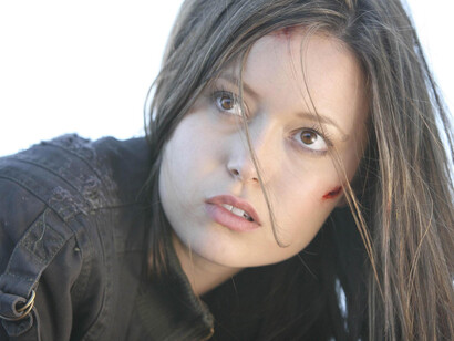 Summer Glau como Sarah Connor en la serie The Sarah Connor Chronichles