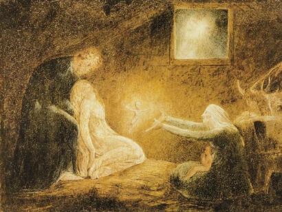 «La natividad» (1790-1800), W. Blake