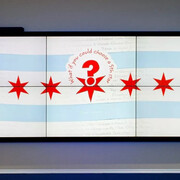 The fifth star challenge, exhibition view. Courtesy of the Chicago History Museum