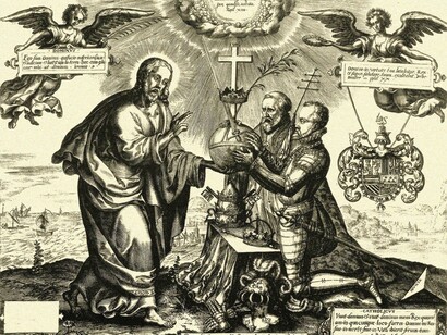 Hendrick Goltzius, Christ, Emperor, Pope