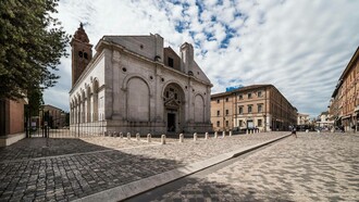 Tempio Malatestiano, Rimini, Italia