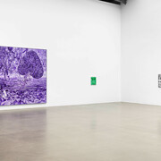 Stefan Guggisberg, Aligned mirrors, exhibition view. Courtesy of Galerie Eigen+Art