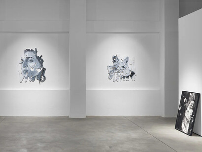 Tamara Alves, And your flesh becomes a poem, exhibition view. Courtesy of Underdogs Gallery