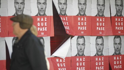 Carteles electores del PSOE