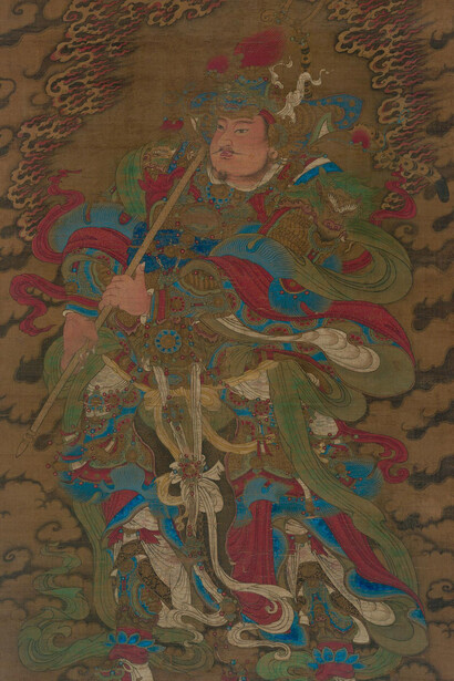 Yan Xiang, Portrait of celestial ruler Maharaja, 1567. Courtesy of New Tretyakov Gallery
