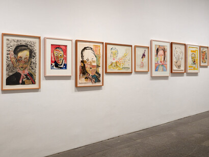Huguette Caland, A life in a few lines, exhibition view. Courtesy of Museo Nacional Centro de Arte Reina Sofía