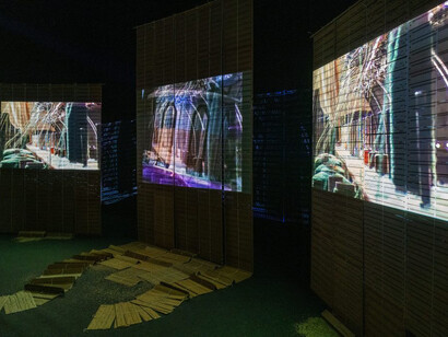 Senga Nengudi y Maren Hassinger, vista de exhibición. Cortesía de IVAM