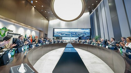 Reunión con la presidenta del Nuevo Banco de Desarrollo, Dilma Rousseff. La configuración geopolítica actual refleja una confrontación profunda entre un orden mundial unipolar en crisis y un nuevo horizonte multipolar en expansión