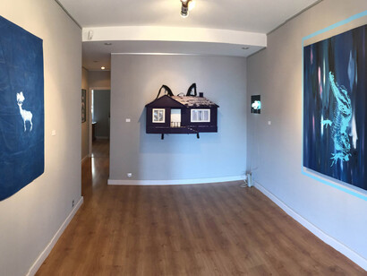 Matteo Sanna, Persistence, Solo-show, Principauté du Monaco, installation view, Clara, Pacifico Natoli & Stephane Mascarenhas, Monaco 