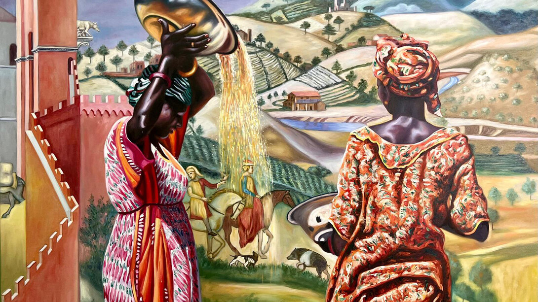 Ali Hassoun, Buongoverno 2 (detail). Courtesy of Galleria Vik Milano