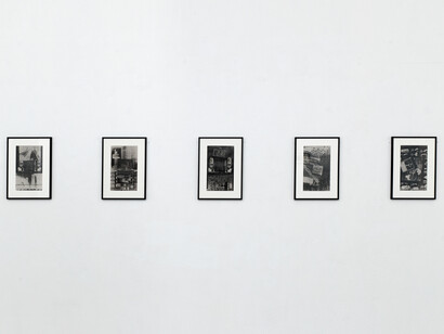 Vue de l'exposition Thomas Barrow "Works : 1966–1986"