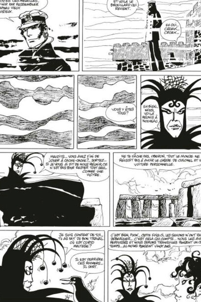 Hugo Pratt, Corto Maltese, les celtiques, 1972. Courtoisie du Centre Pompidou