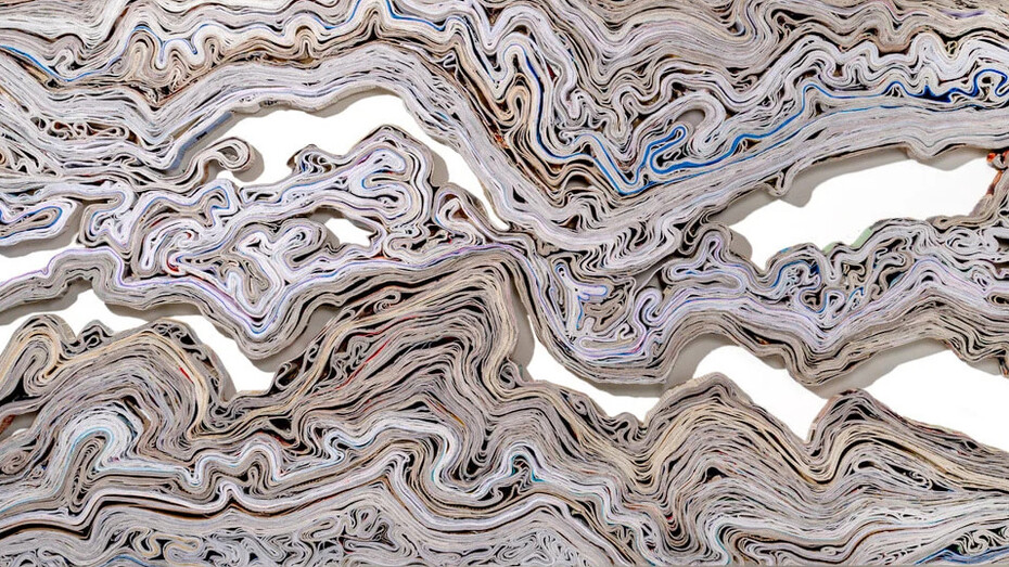 Jessica Drenk, Aggregate strata 4, 2024. Courtesy of Heather Gaudio Fine Art Gallery