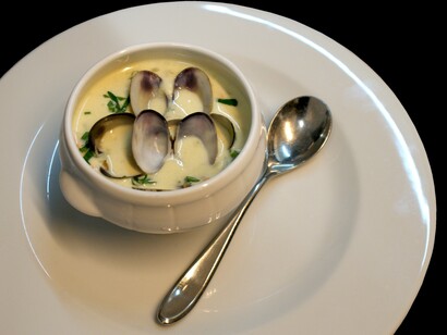 Chaudrée de palourdes à l'Orangerie