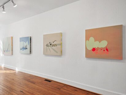 Ron Johnson, Just like forever, exhibition view. Courtesy of Reynolds Gallery