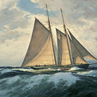 Donald Demers, Along The Banks, Oil on Canvas, 20 x 30 inches