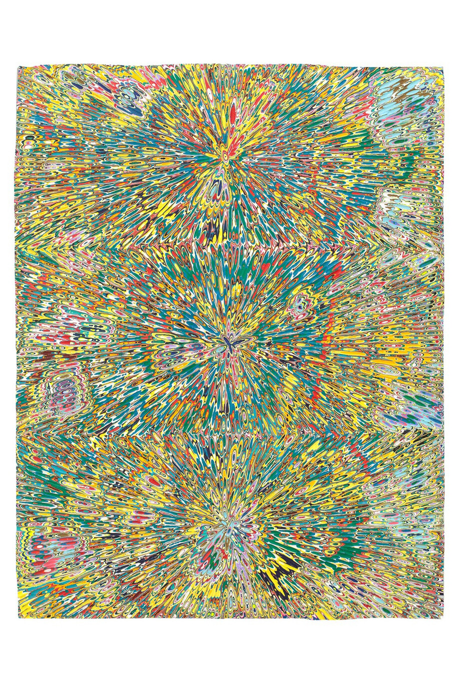 David Allan Peters, Untitled #3, 2015, Acrylic on wood panel, 18 x 14 inches, 45.7 x 35.6 cm