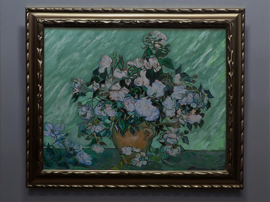David Klamen, Untitled (Van Gogh), 2014 / oil on canvas / 32 x 38 inches