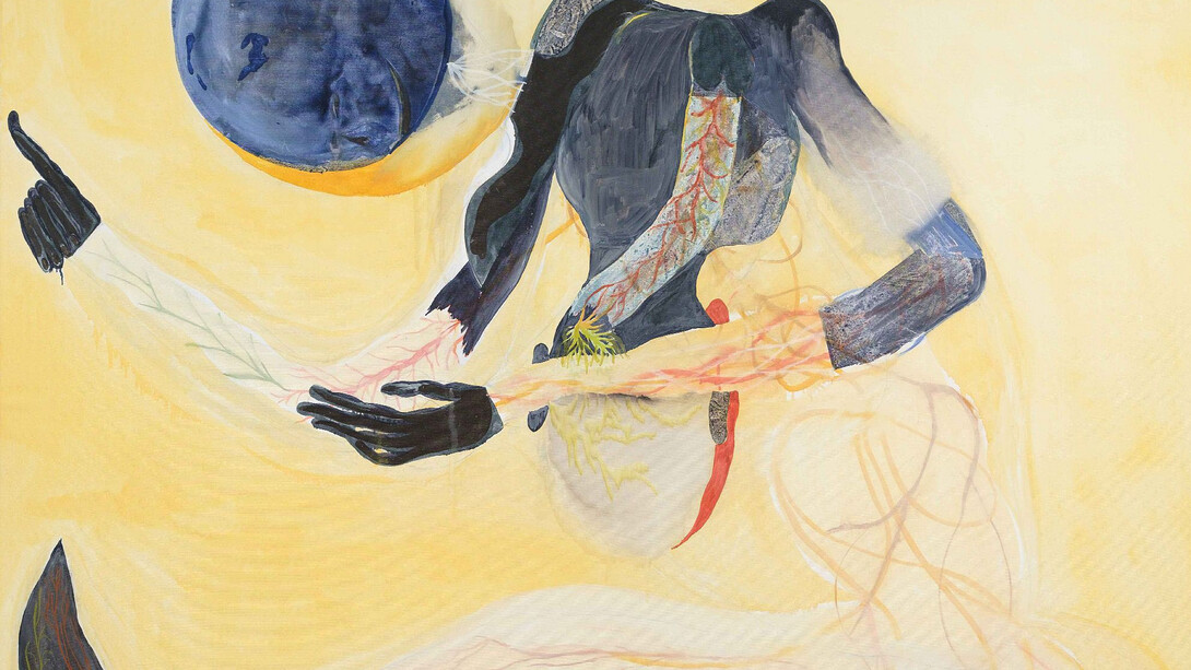 Daniel Domig, Tiresome teachings (detail), 2024. Courtesy of Diana Lowenstein Gallery 
