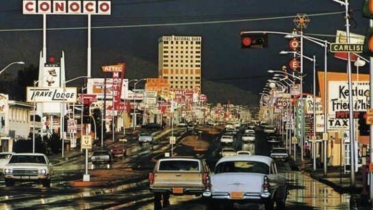 Ernst Haas, Route 66, Albuquerque, NM, 1969 © Ernst Haas Estate