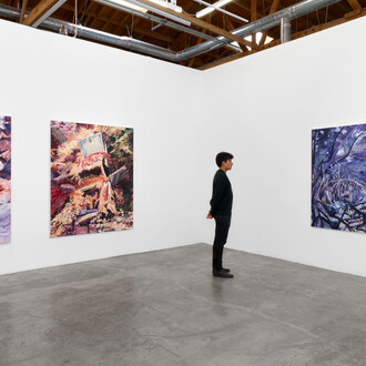 Installation view of the exhibition Atmosphere by Melinda Braathen at Baert Gallery.
Courtesy Melinda Braathen 
and Baert Gallery. Photo by 
Paul Salveson