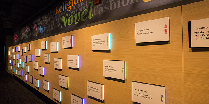 A Nation of Writers. Courtesy of American Writers Museum