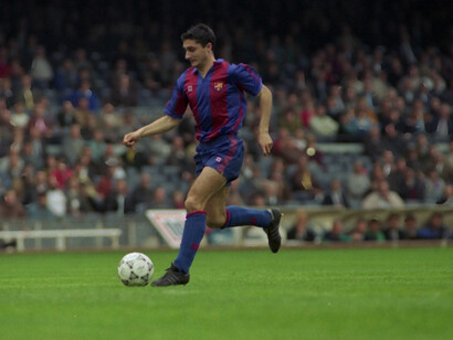 Ya como jugador militó Valverde en las filas del Barça entre 1988 y 1990