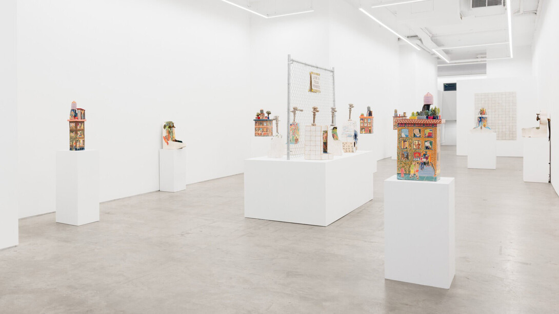 Krzysztof Strzelecki, Rendezvous, exhibition view. Courtesy of Anat Ebgi Gallery