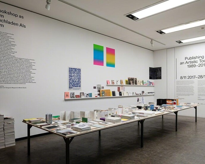 Publishing as an Artistic Toolbox. Courtesy of Kunsthalle Wien