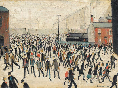 Laurence Stephen Lowry, Coming from the Match, 1959