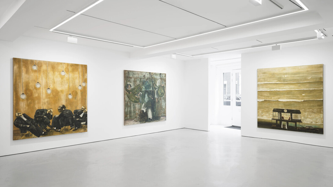 Matthias Franz, A claim no easy victories, exhibition view. Courtesy of Grimm Gallery