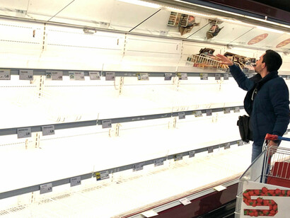 De tapabocas por Milán