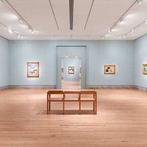 Mary Cassatt, Mary Cassatt at work, exhibition view. Courtesy of the Fine Arts Museums of San Francisco