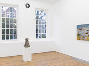 The sun rises under the pillar of your tongue, exhibition view. Courtesy of The Approach Gallery