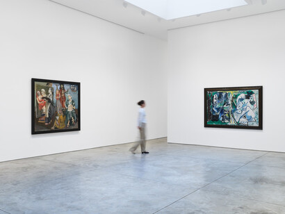 Various artists, Painter/Model, exhibition view. Courtesy of Skarstedt Gallery