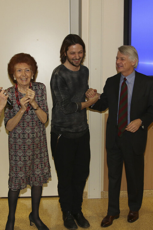 Cavazzoni con Silvio Muccino