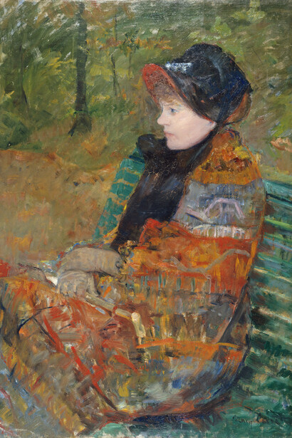 Mary Cassatt, Otoño, 1880 (Autumn), Óleo sobre lienzo. 92,5 x 65,5 cm, Musée des Beaux Arts de la Ville de Paris, Petit‐Palais, París