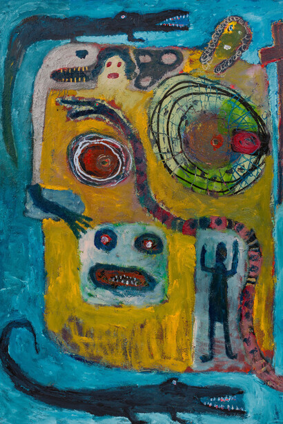 Rob Ober, Exit wounds, 2024. Courtesy of Shrine Gallery