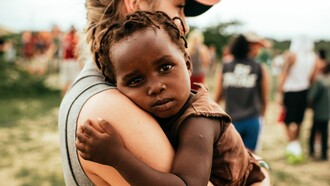 Una niña en Haití