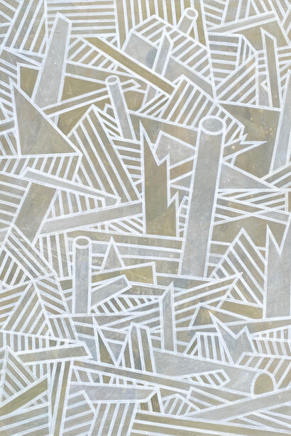 Unbroken #2, acrylic on canvas, 90 x 60 cm,  Mark Weighton 2024