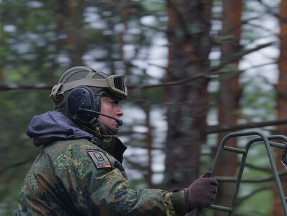 Germany’s new tank brigade, a key component of NATO forces in Lithuania, takes part in its first large-scale military exercise at the Pabradė Training Area